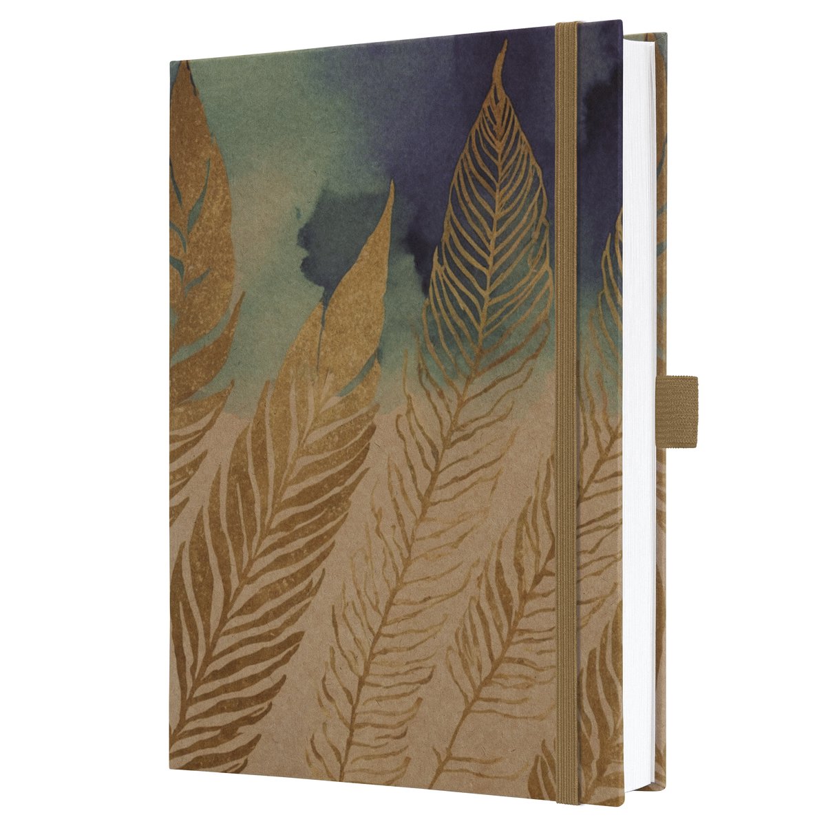 Quaderno Sigel Jolie - a5 - kraft - piume pure - con riga - si-jn859