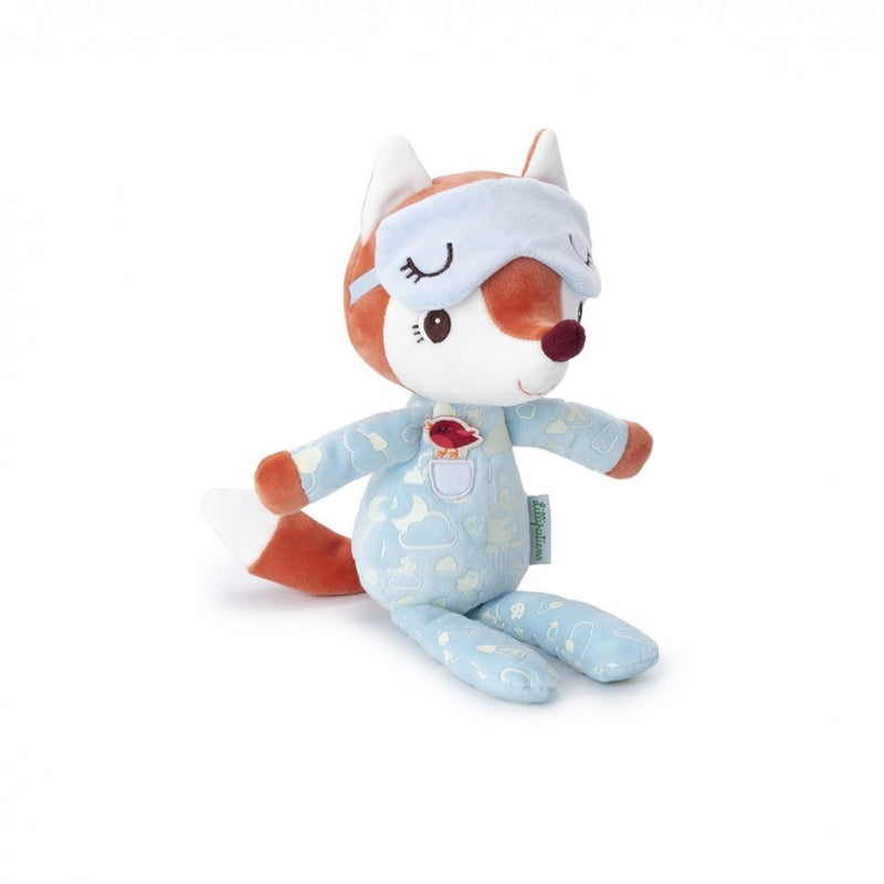 Lilliputiens - la compagna addormentata Alice - peluche con maschera per dormire che si illumina al buio e pigiama - 30 cm - adatto a partire da 6 mesi