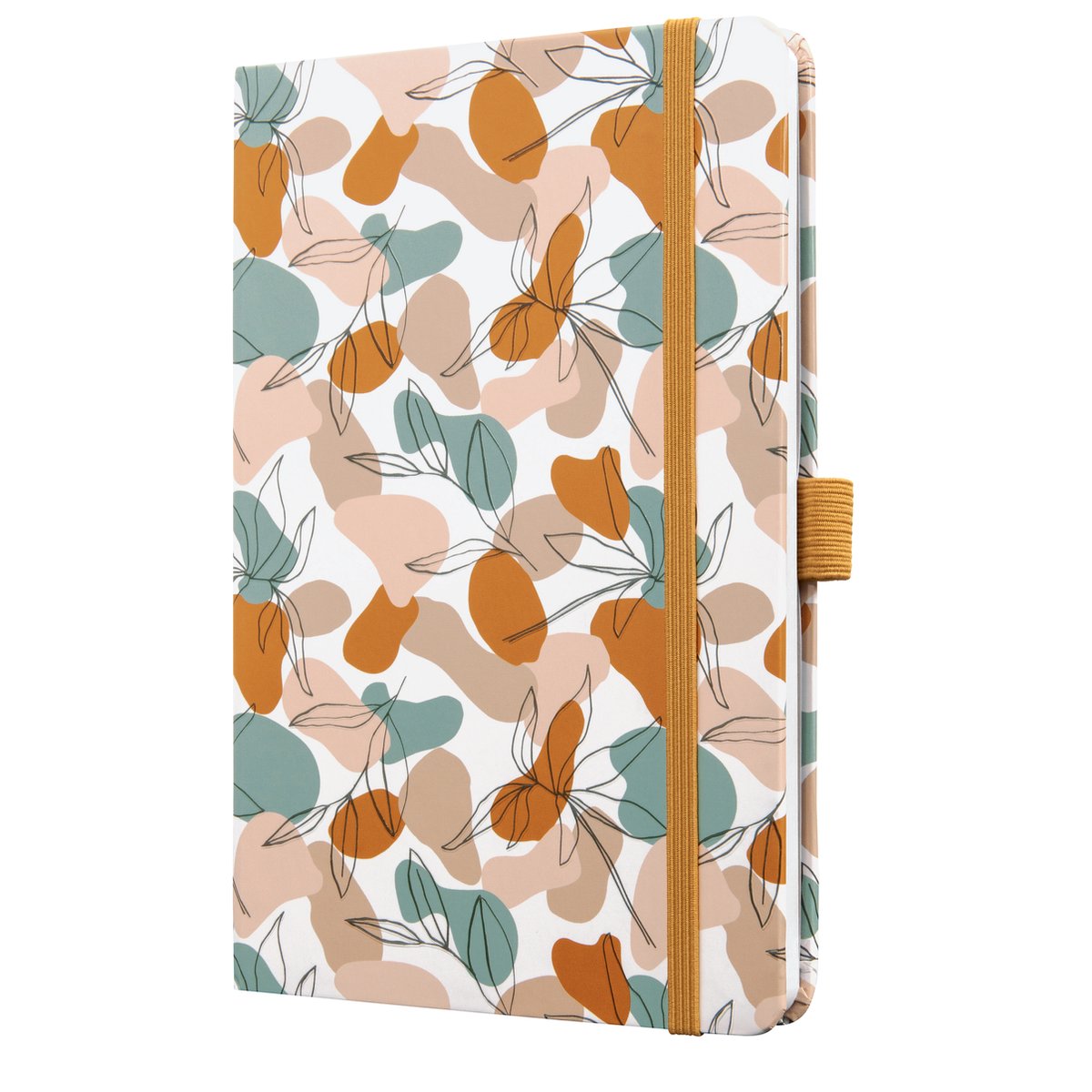 Blocco note Sigel - foglie autunnali - a5 - a righe - copertina rigida - si-jn359