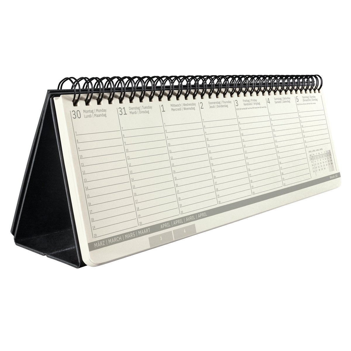 Sigel bureau agenda 2026 conceptum 2026 - 30 x 14,4 x 1,8 cm - zwart - bureaukalender - si-c2680
