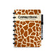 Cuaderno borrable Correctbook A5 – jirafa curiosa – en blanco – cuaderno reutilizable – incluye toallita para bolígrafo – se puede complementar con páginas adicionales