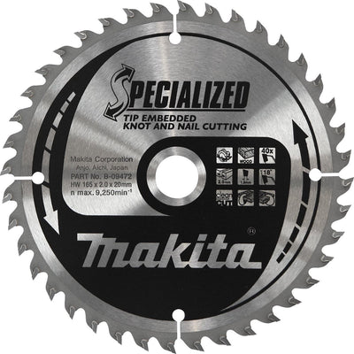 Accesorios Makita hoja de sierra circular tipo 235x30x2.3 16t 23g - b-09379