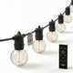 Cable de luz Calex vista 45m - para exterior - cadena de luces con 75 luces - luz blanca cálida - iluminación de jardín con control remoto - luces navideñas