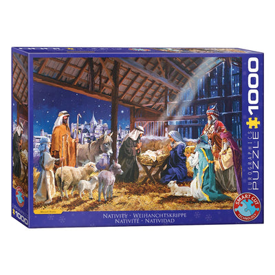 Eurographics - belén [natividad] - macneil studio - 1000 piezas 68×48cm (w×h) - rompecabezas