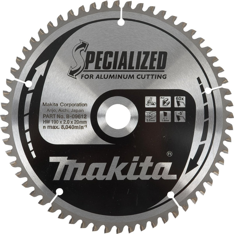 Lama per sega circolare Makita per alluminio | specializzato: alluminio | Foro asse ø 235mm 30mm 80t - b-09606
