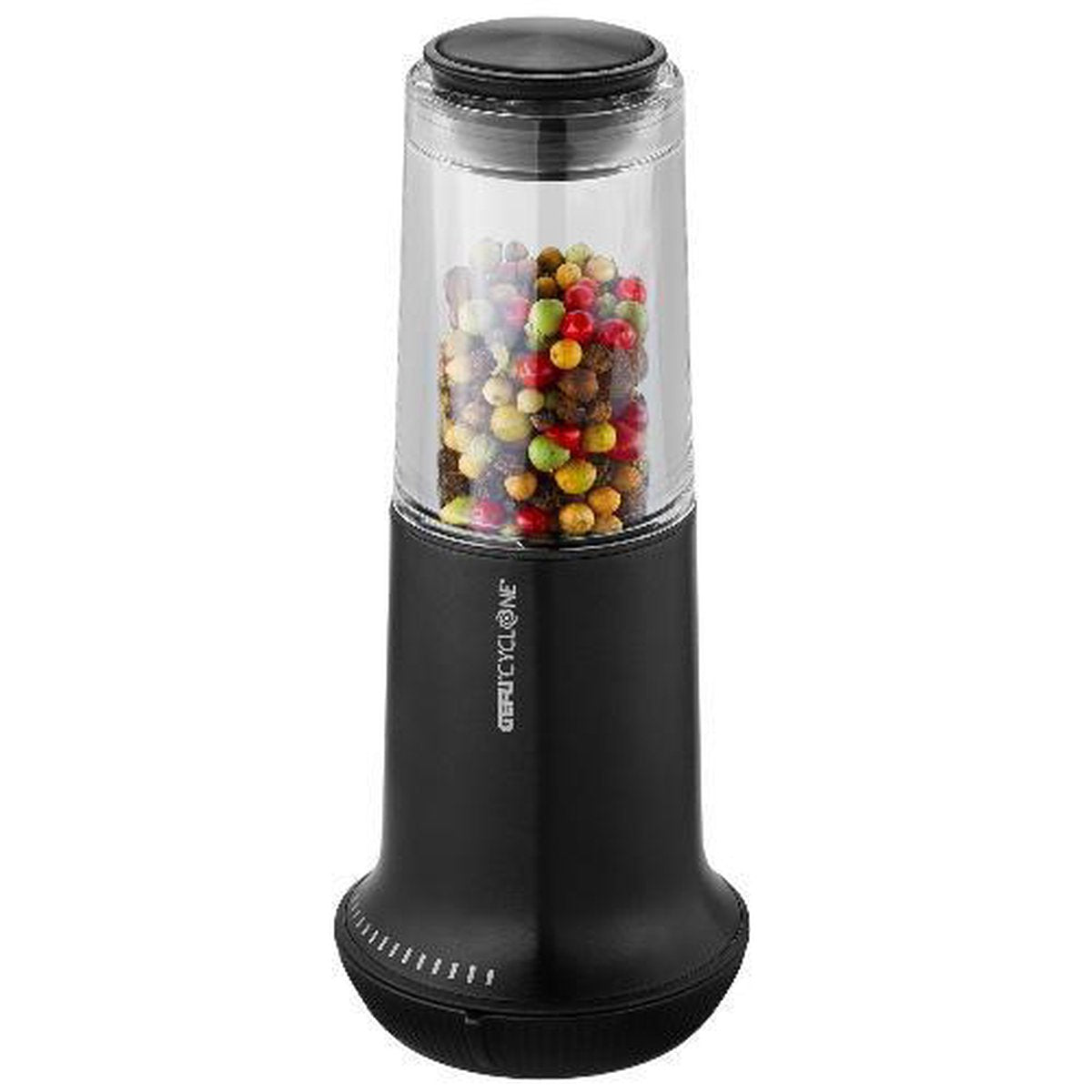 Carrete Gefu x-plosion - acero inoxidable - negro - 18,5 cm