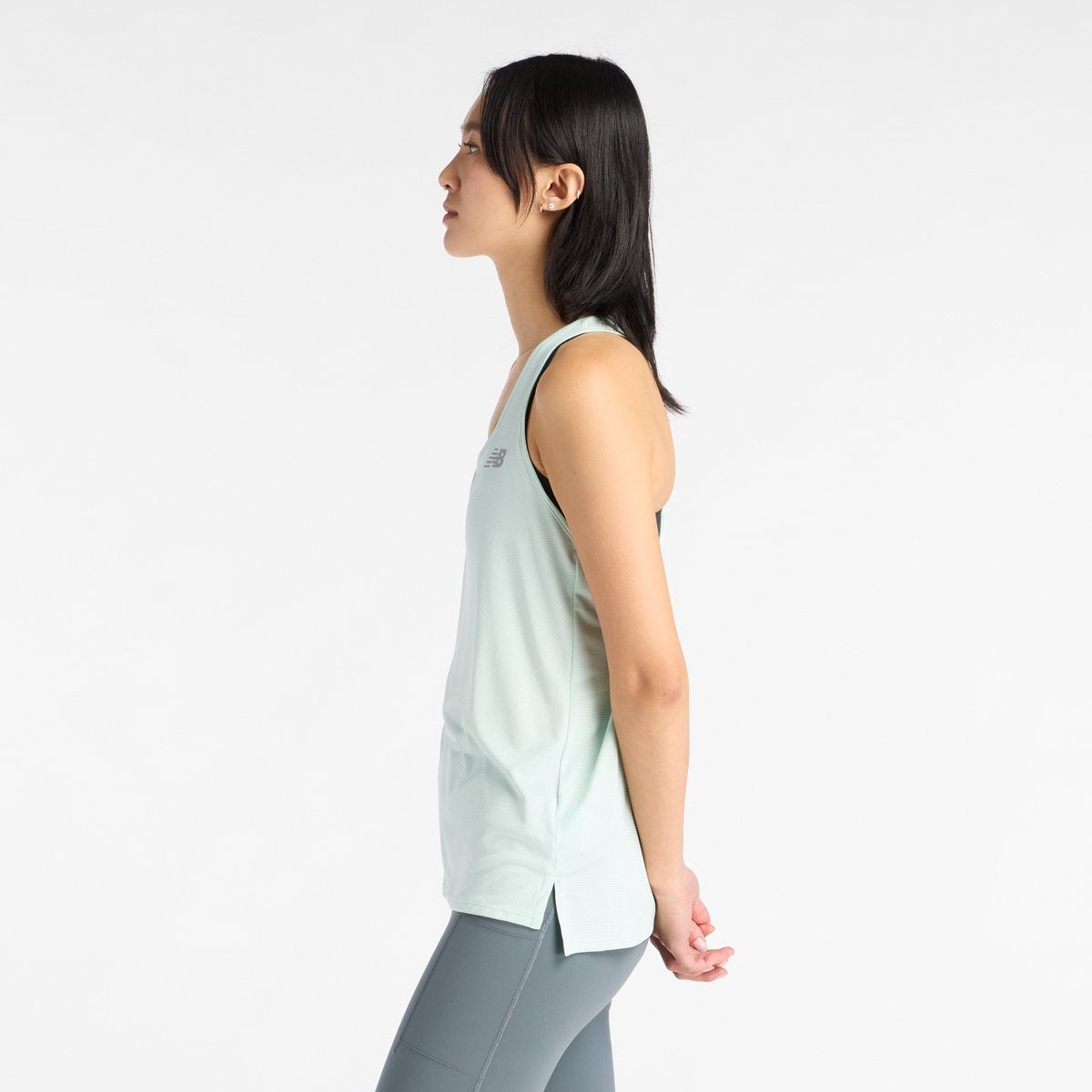 Camiseta deportiva mujer new balance sport basics tank - cosmic jade
