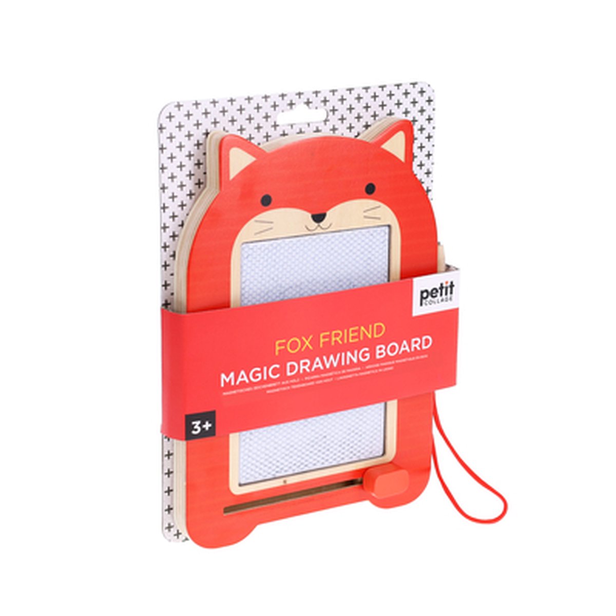 Petit collage fox friend magic drawing board - bordspellen -