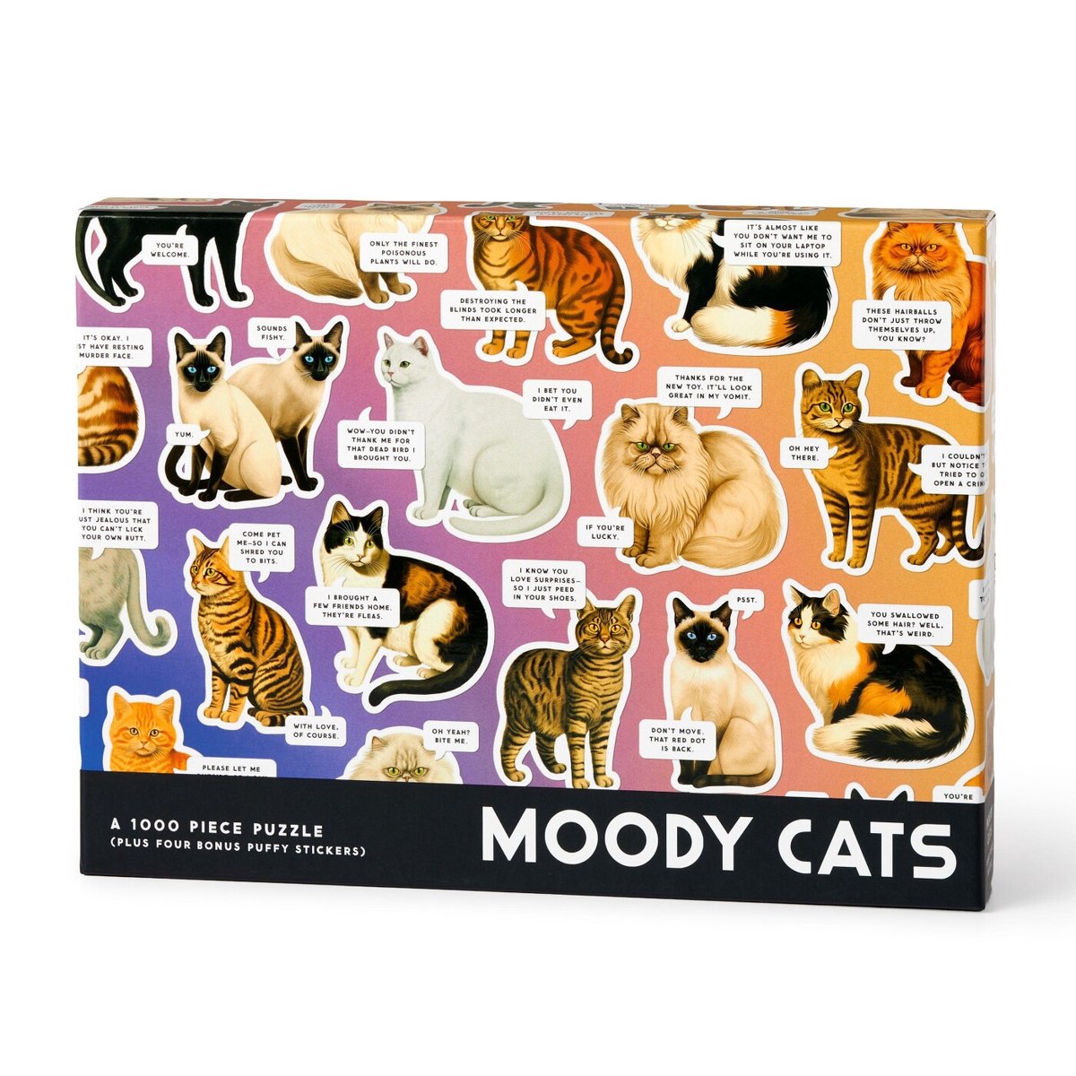 Puzzle da 1000 pezzi di gatti lunatici