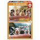Educa - puzzel - baby animals - 2 x 20 stukjes - kinderpuzzel