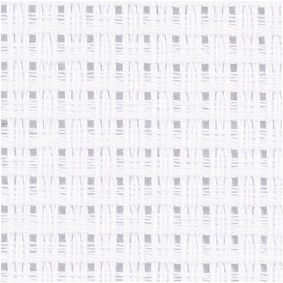 Creativ company aida, misura 50x50 cm, 43 quadretti da 10 cm, bianco, 1 pezzo