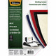 Pack 100 funda encuadernación azul 5371305 Fellowes leatherboard a4
