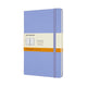 Taccuino classico Moleskine - grande - copertina rigida - a righe - blu ortensia