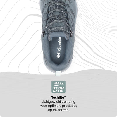 Scarponi da trekking Columbia redmond™ iv bassi impermeabili da donna - grafite, tea light