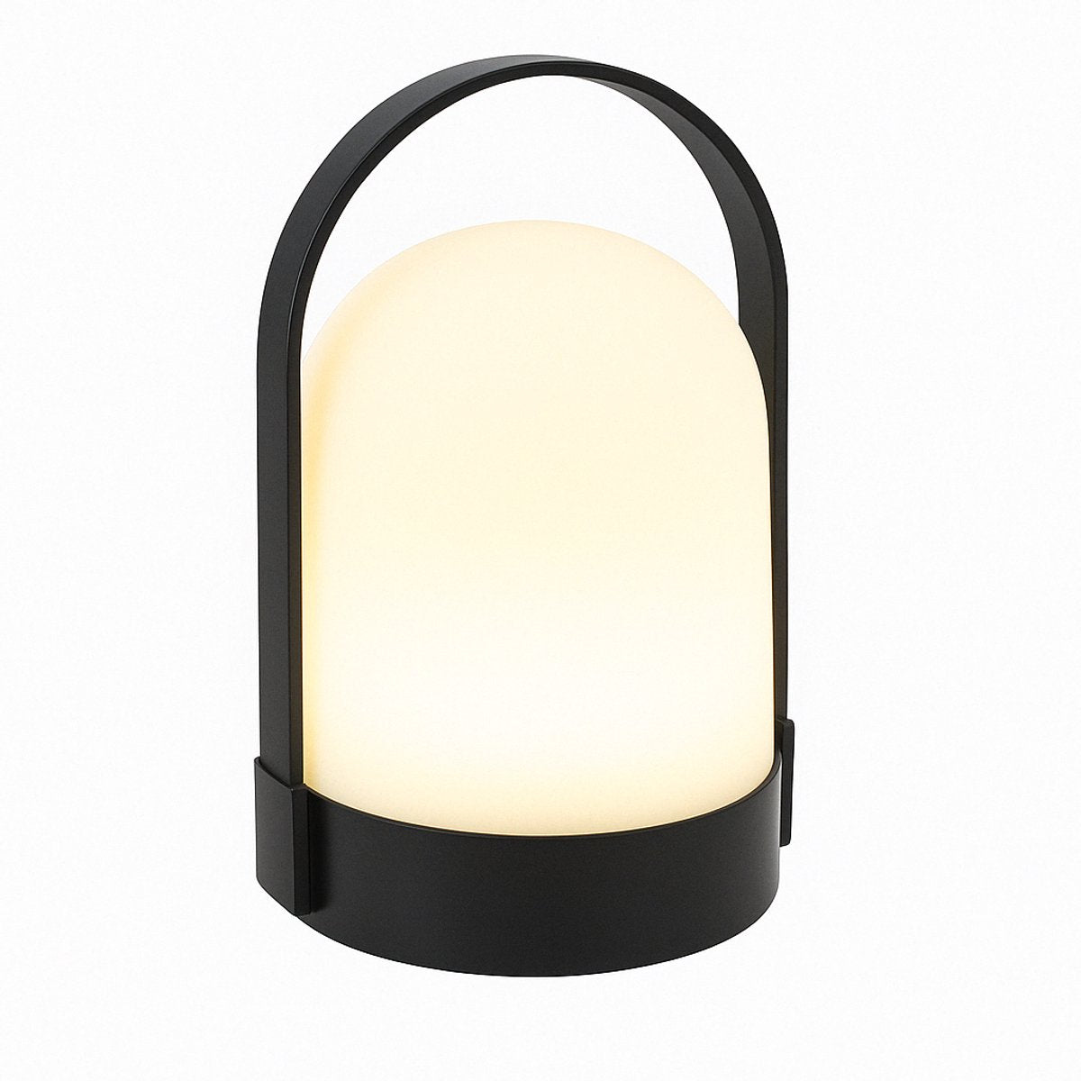 Lampada portatile Grundig - lampada portatile con maniglia - lampada portatile bianco caldo - lampada alimentata a batteria 3x AA - bianco e nero