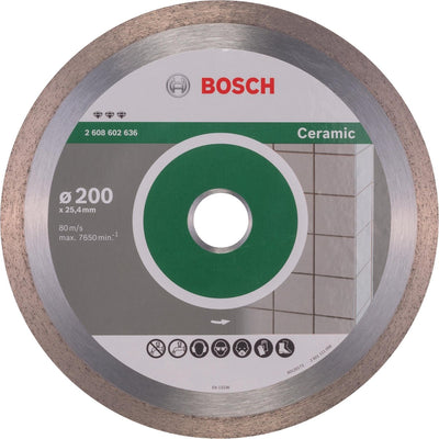 Bosch diamantschijf migliore ceramica 200 25,4