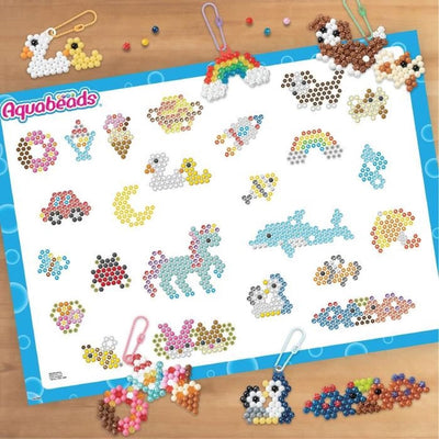 Aquabeads 35025 - my key rings and pendants complete set - beads that stick with water