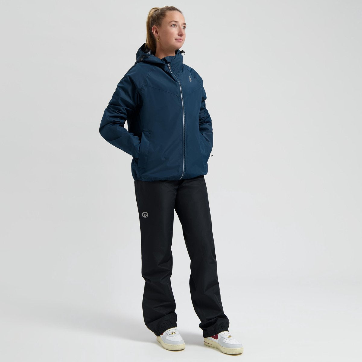 Rogelli commuter core traje de lluvia unisex - impermeable - azul negro - xl