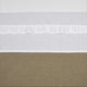 Lenzuolo per culla con volant Meyco - bianco - 100x150 cm - 0,3 tog