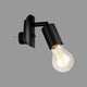 Briloner batita - lampada con spina - lampada da parete con interruttore - lampade con presa 1 luce - e27 max. 25w - metallo - nero