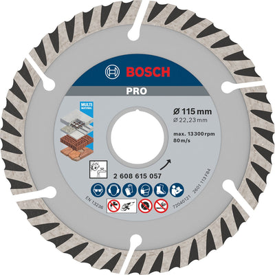 Disco diamantado Bosch universal 115 22.23