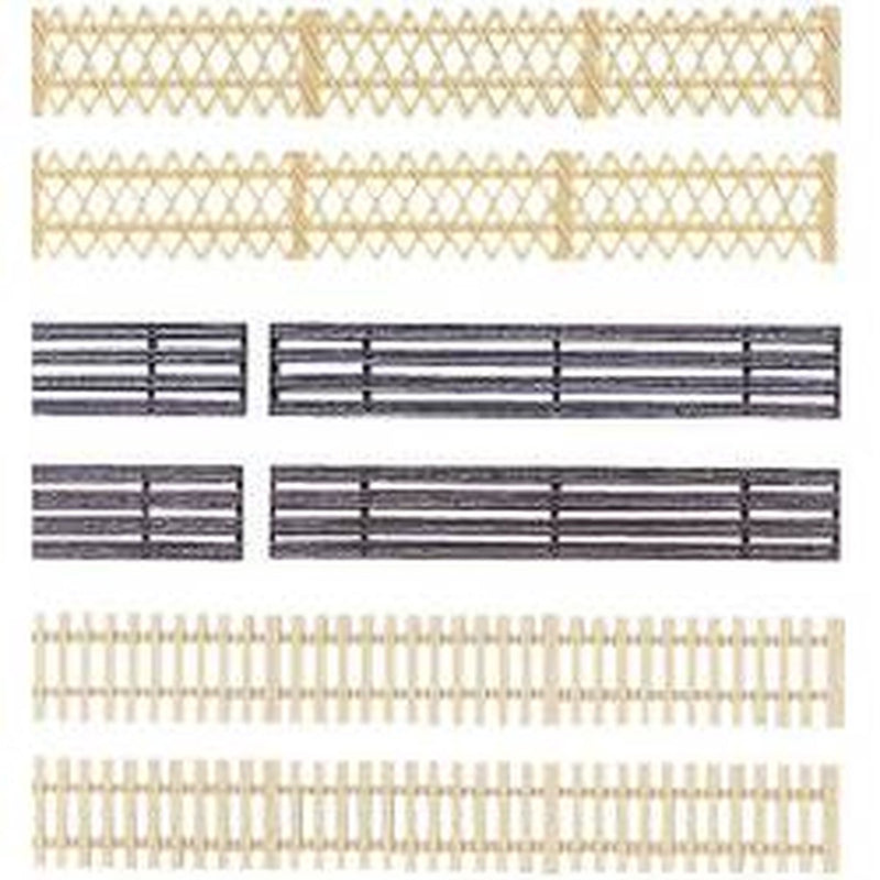 Auhagen 42 557 h0 valla de madera modelo de plástico