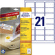 Etichette riadesive Avery Zweckform L6023-25 bianco
