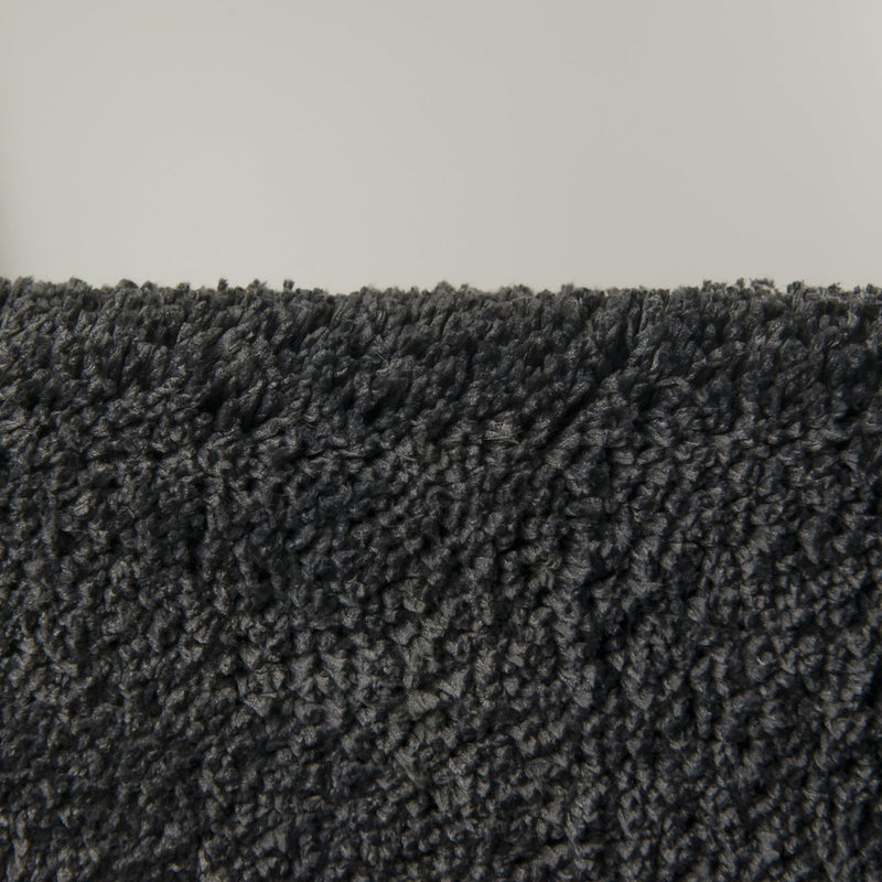 Pelle di pelle di focheadskin badmat angora 60x60 cm grigio