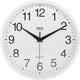 Teesa tsa0037 - wandklok - 25 cm - wit