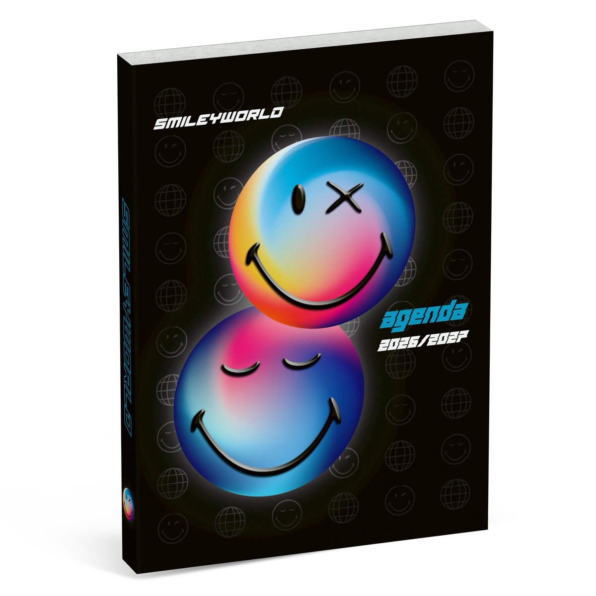 Agenda escolar internacional Smiley world - imaginación virtual - con páginas intermedias
