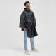Rogelli commuter core regenponcho - waterdicht - zwart - one size