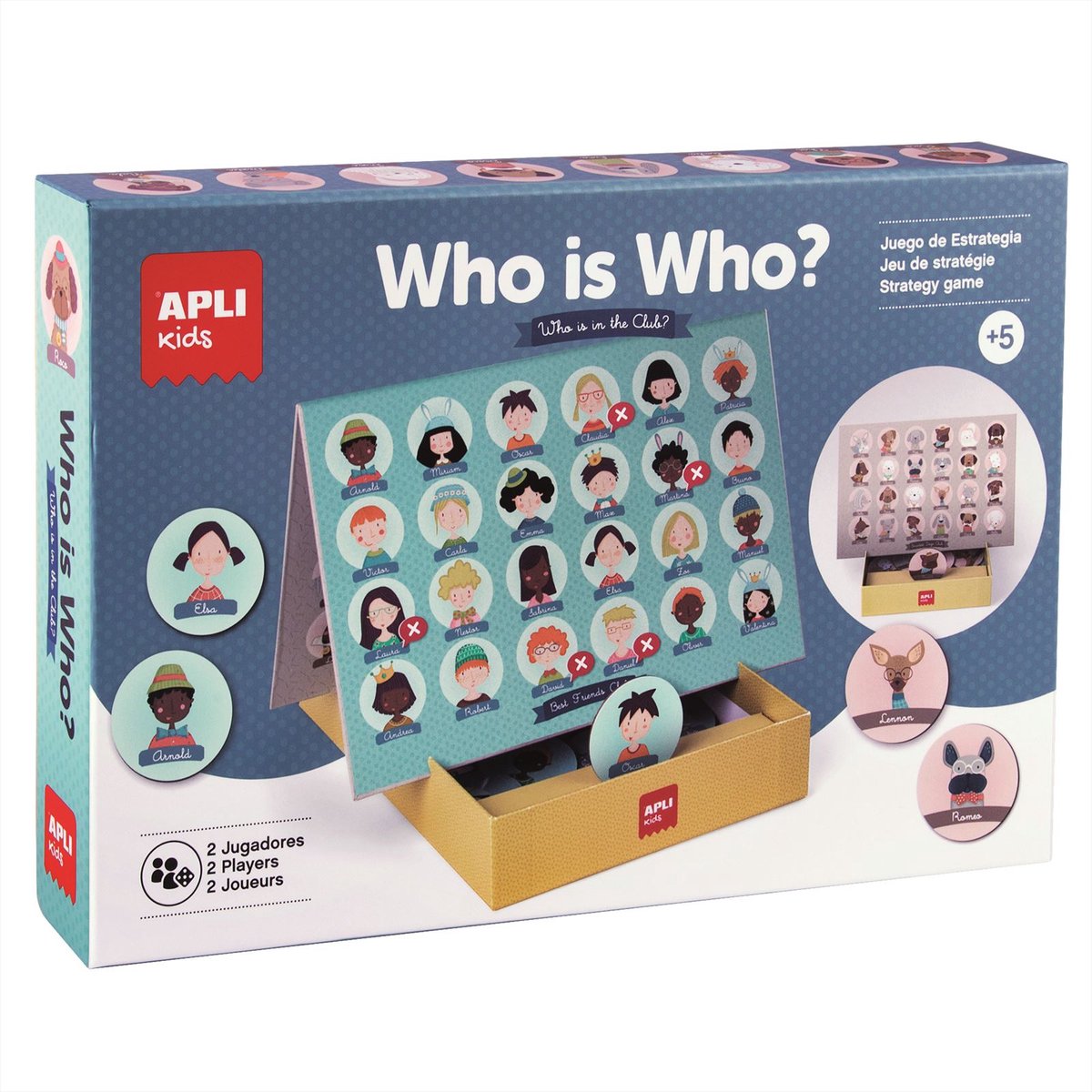 Apli kids wie is wie spel