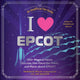 Serie di libri regalo Disney I love - I love epcot