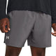 Under armor ua launch 7'' shorts men's sports pants - gray - white
