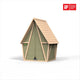 Exit Toys Exit Casetta Yuki 100 - Casetta da esterno - Bambini