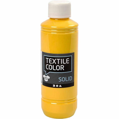 Creativ Company Textile Color covering textile paint Yellow, 250ml