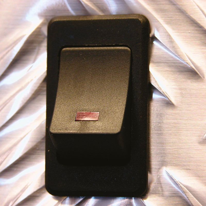 Interruptor carpoint LED 12v 35a rojo 35x19mm