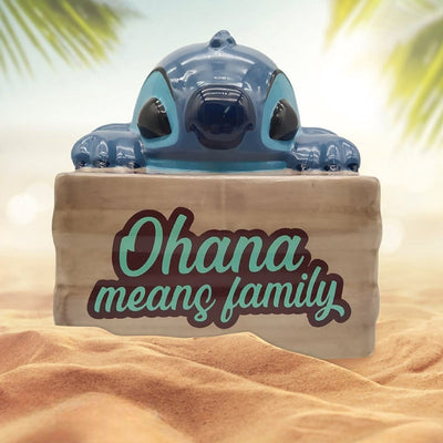 Lilo stitch ohana koekjestrommel beschuitbus meerkleurig unisex