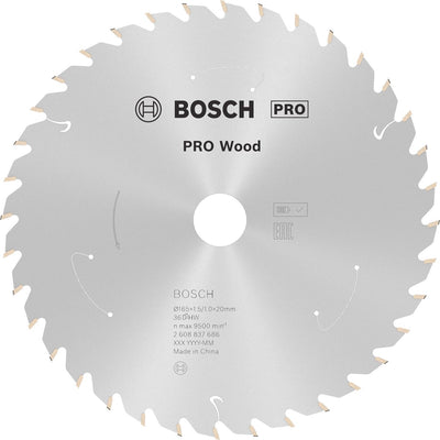 Estándar Bosch para madera - hoja de sierra circular - 165 mm - 20 mm - 36 dientes
