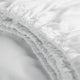 Cenicienta - fin de semana - sábana bajera ajustable con división - 160x200 cm - hasta 15 cm de altura del colchón - 100% algodón - blanco