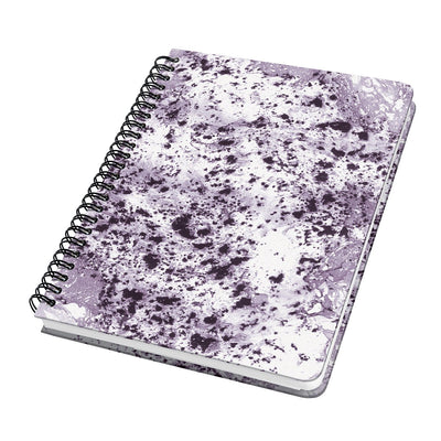 Sigel spiraal notitieboek - jolie - hardcover - a5 - 120 pagina's - dots - 100 grams papier - violet marble - si-jn606