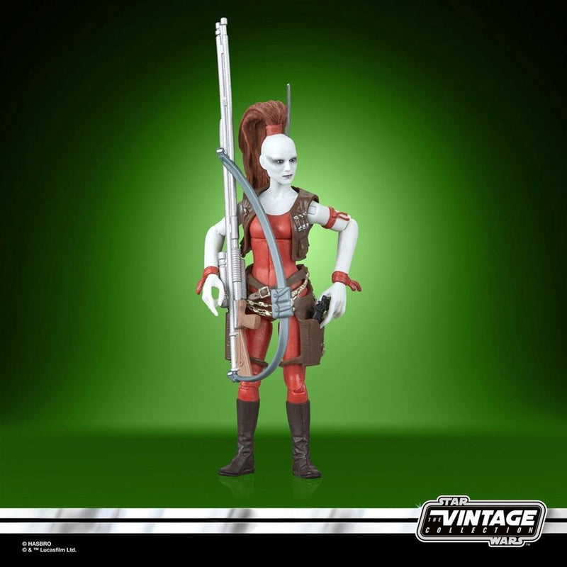 Star Wars Hasbro Episodio I Collezione Vintage Action Figure Aurra Sing action figure da 10 cm