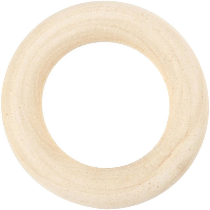 Creativ company cc houten ring 35 mm 8 stuks