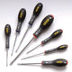 Stanley 7-piece fatmax screwdriver set parallel 3 x 100mm. 3.5 x 75mm standard 5.5 x 100mm. 8 x 150mm pozidriv pz0 x 75mm. pz1 x 100mm pz2 x 125mm - 0-65-425