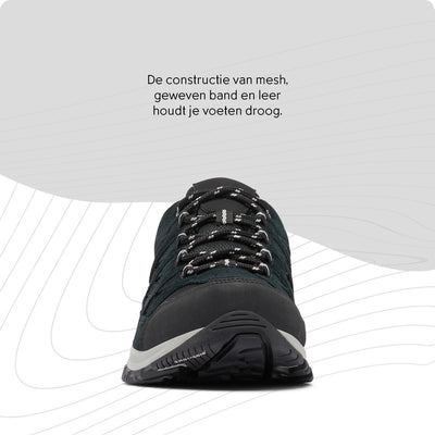 Columbia crestwood botas de montaña impermeables para hombre - negro