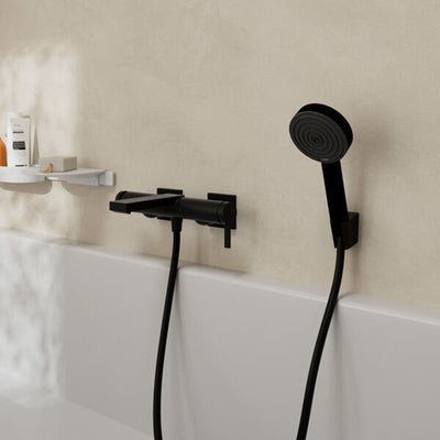 Hansgrohe tecturis e - badmengkraan - ééngreeps bediening - brushed bronze