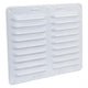 Rejilla de lamas Star x Starx 2 filas - 25 x 20 cm - blanco -