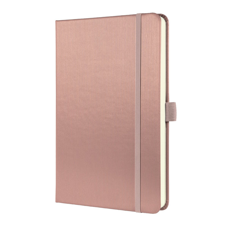 Quaderno Sigel - conceptum - a5 - rosa metallizzato - line - copertina rigida - si-co401