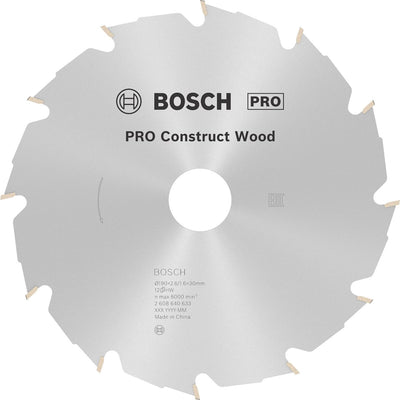 Bosch cirkzb costr. legno 190x30x2,6 12t fwf