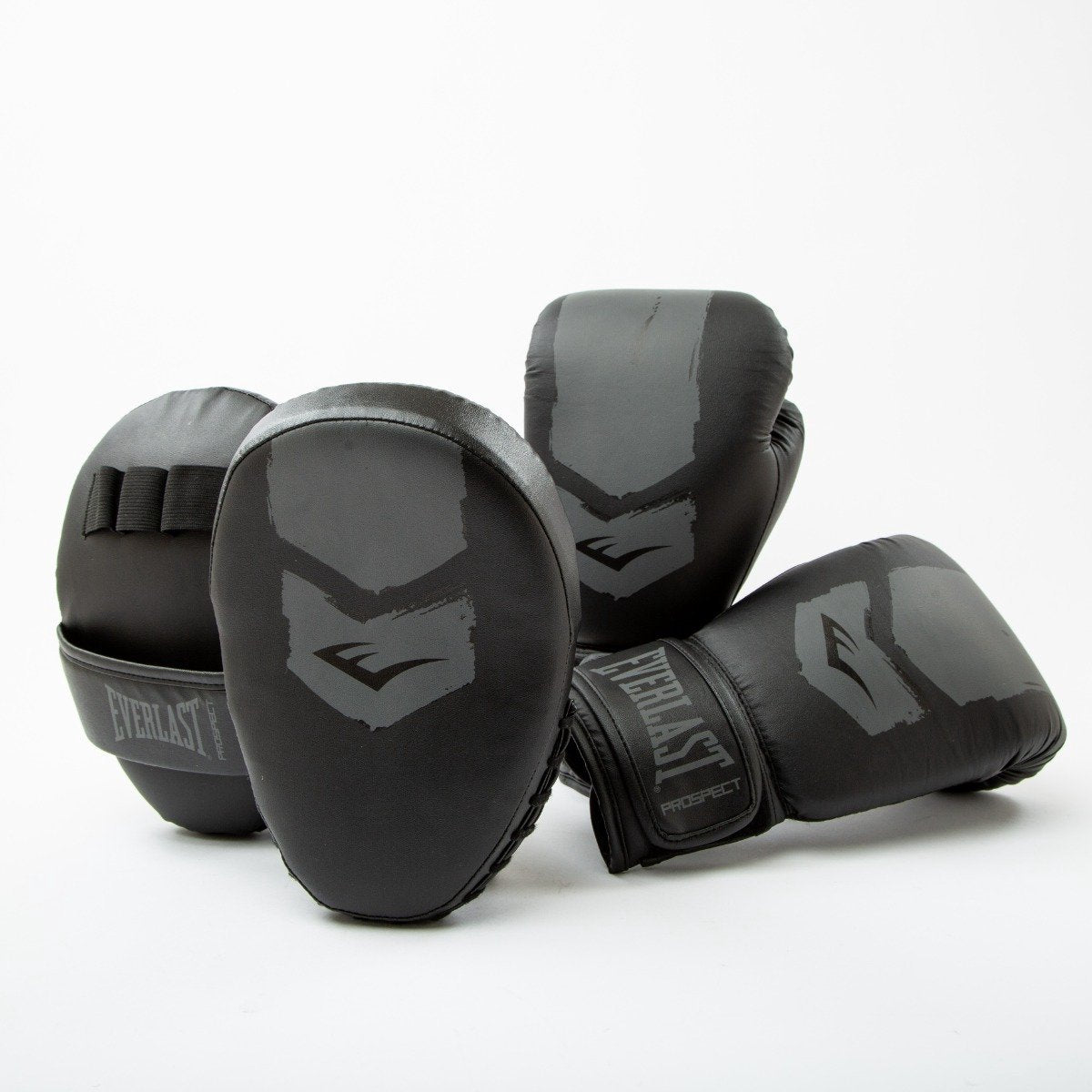 Kit de 2 manoplas Everlast prospect, negro gris